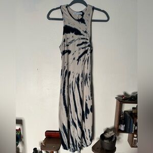 Young Fabulous & Broke Robbie Tank Midi Tie Dye Ribbed Dress Women's Medium